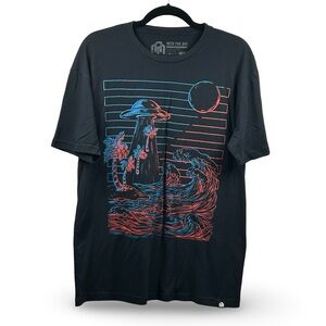 Into The AM‎ Graphic Tee Unisex Size Large Space Planetary Alien Moon Galaxy